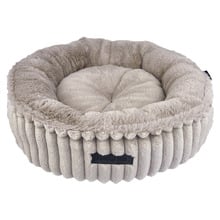 Donut Velour Corduroy Reversible Cat Bed